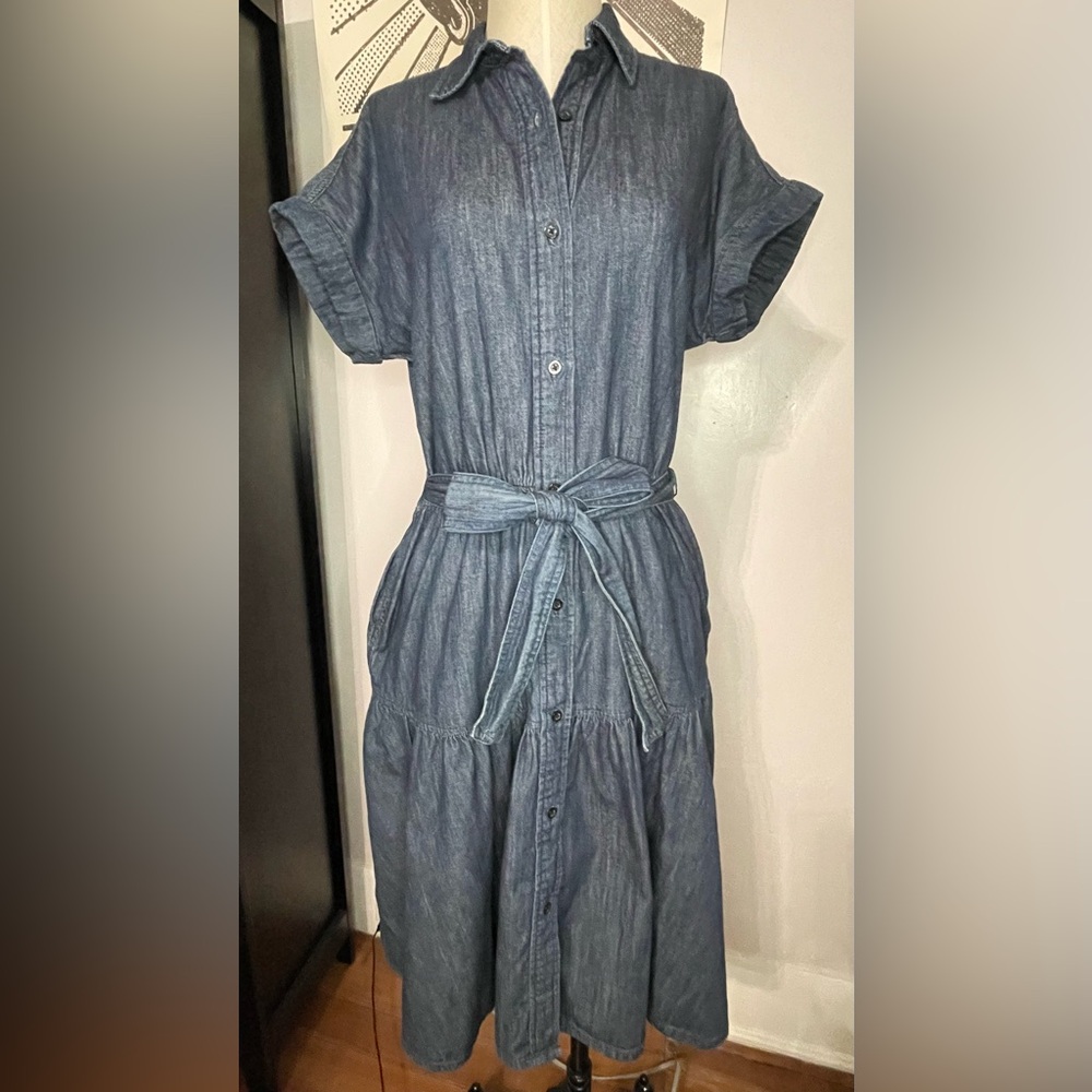 Lauren Ralph Lauren Indigo Midi Dress